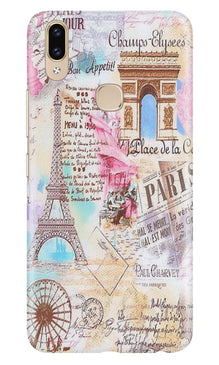Paris Eiftel Tower Mobile Back Case for Asus Zenfone Max Pro M2 (Design - 54)