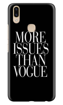 More Issues than Vague Mobile Back Case for Asus Zenfone Max M2 (Design - 74)