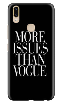 More Issues than Vague Mobile Back Case for Asus Zenfone Max Pro M2 (Design - 74)