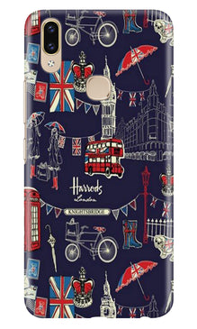 Love London Mobile Back Case for Asus Zenfone Max Pro M2 (Design - 75)