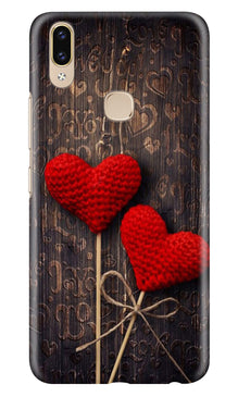 Red Hearts Mobile Back Case for Asus Zenfone Max Pro M2 (Design - 80)