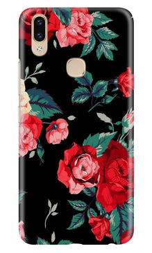Red Rose2 Mobile Back Case for Asus Zenfone Max Pro M2 (Design - 81)