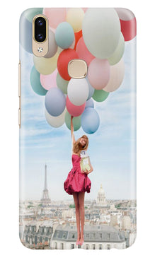 Girl with Baloon Mobile Back Case for Asus Zenfone Max M2 (Design - 84)