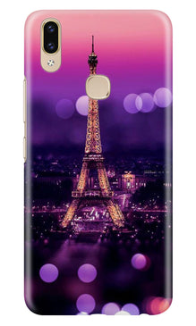 Eiffel Tower Mobile Back Case for Asus Zenfone Max M2 (Design - 86)