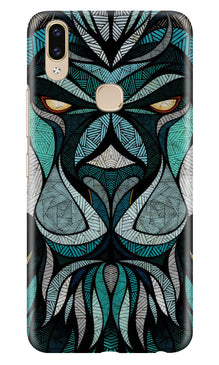 Lion Mobile Back Case for Asus Zenfone Max M2 (Design - 97)