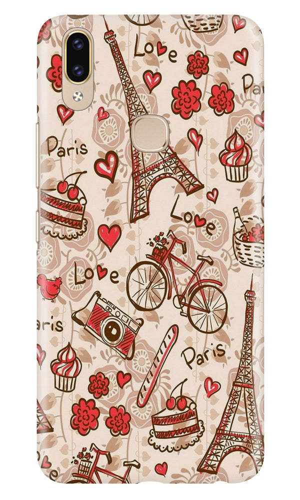 Love Paris Case for Asus Zenfone Max Pro M2  (Design - 103)