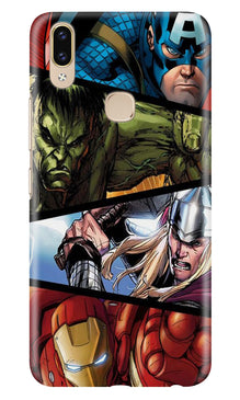 Avengers Superhero Mobile Back Case for Asus Zenfone Max Pro M2  (Design - 124)