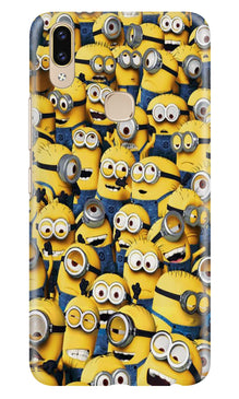 Minions Mobile Back Case for Asus Zenfone Max Pro M2  (Design - 126)