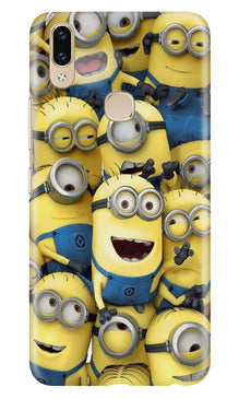 Minions Mobile Back Case for Asus Zenfone Max Pro M2  (Design - 127)