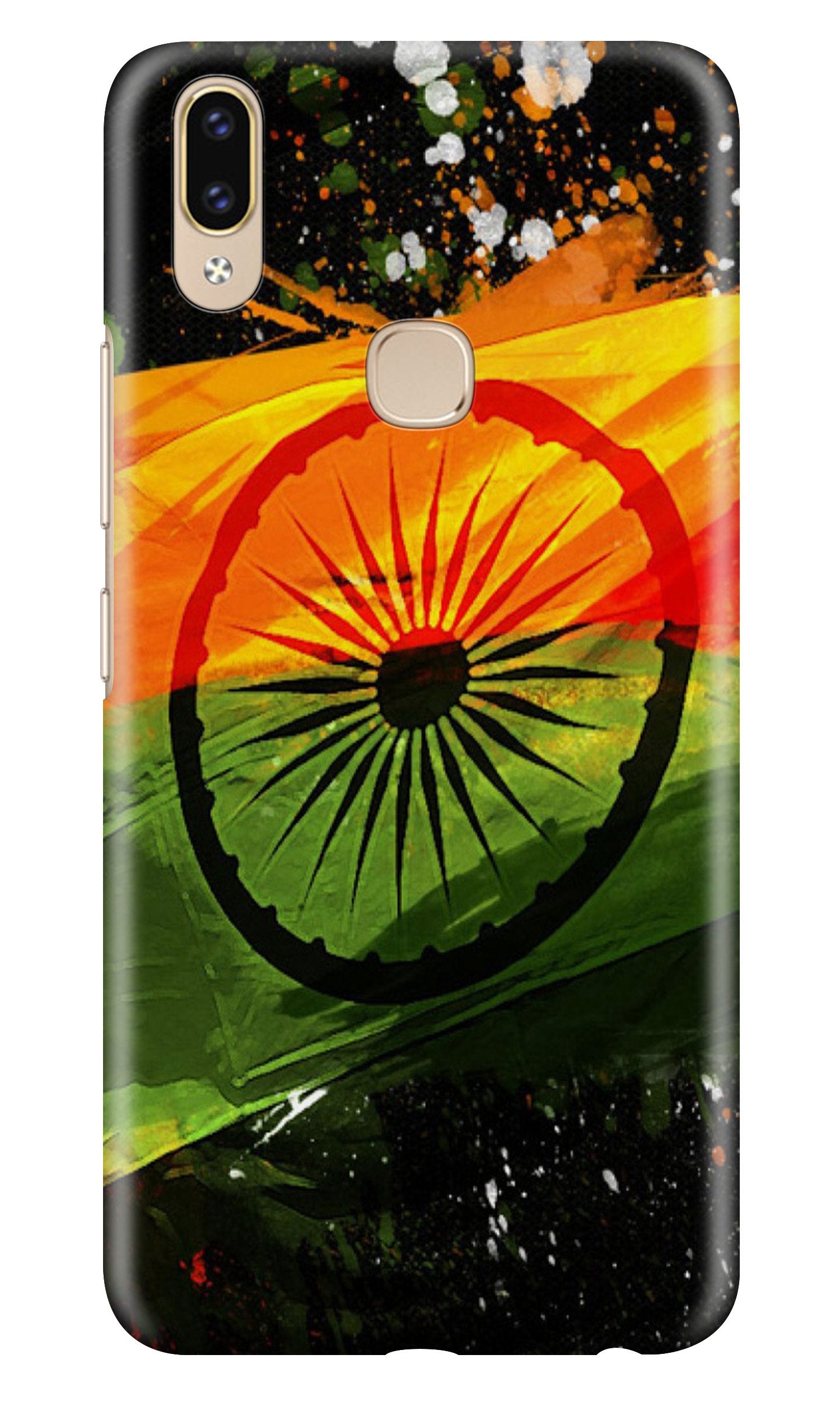 Indian Flag Case for Asus Zenfone Max Pro M2  (Design - 137)