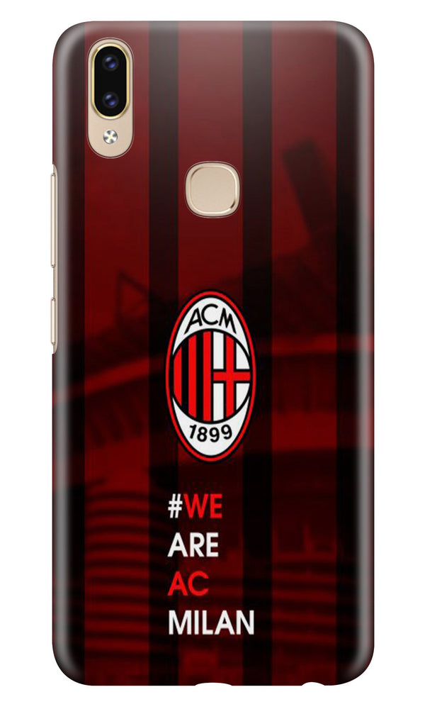 AC Milan Case for Asus Zenfone Max Pro M2  (Design - 155)