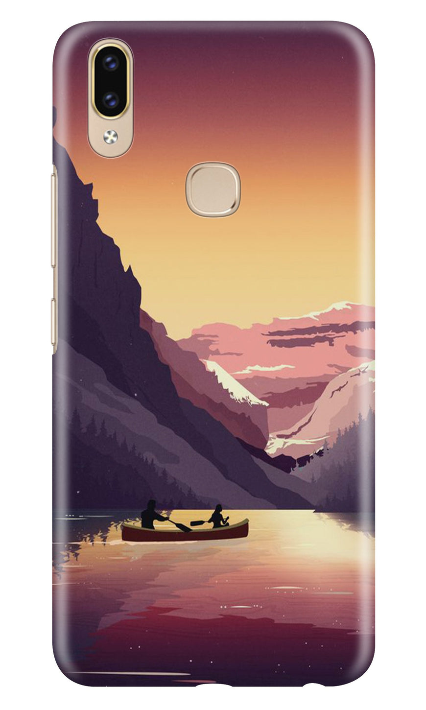 Mountains Boat Case for Asus Zenfone Max Pro M2 (Design - 181)