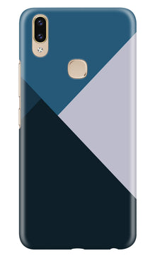 Blue Shades Mobile Back Case for Asus Zenfone Max Pro M2 (Design - 188)