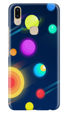 Solar Planet Mobile Back Case for Asus Zenfone Max Pro M2 (Design - 197)