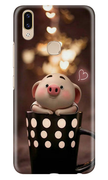 Cute Bunny Mobile Back Case for Asus Zenfone Max Pro M2 (Design - 213)