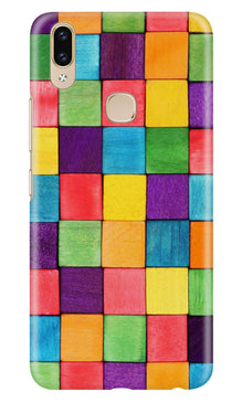 Colorful Square Mobile Back Case for Asus Zenfone Max Pro M2 (Design - 218)