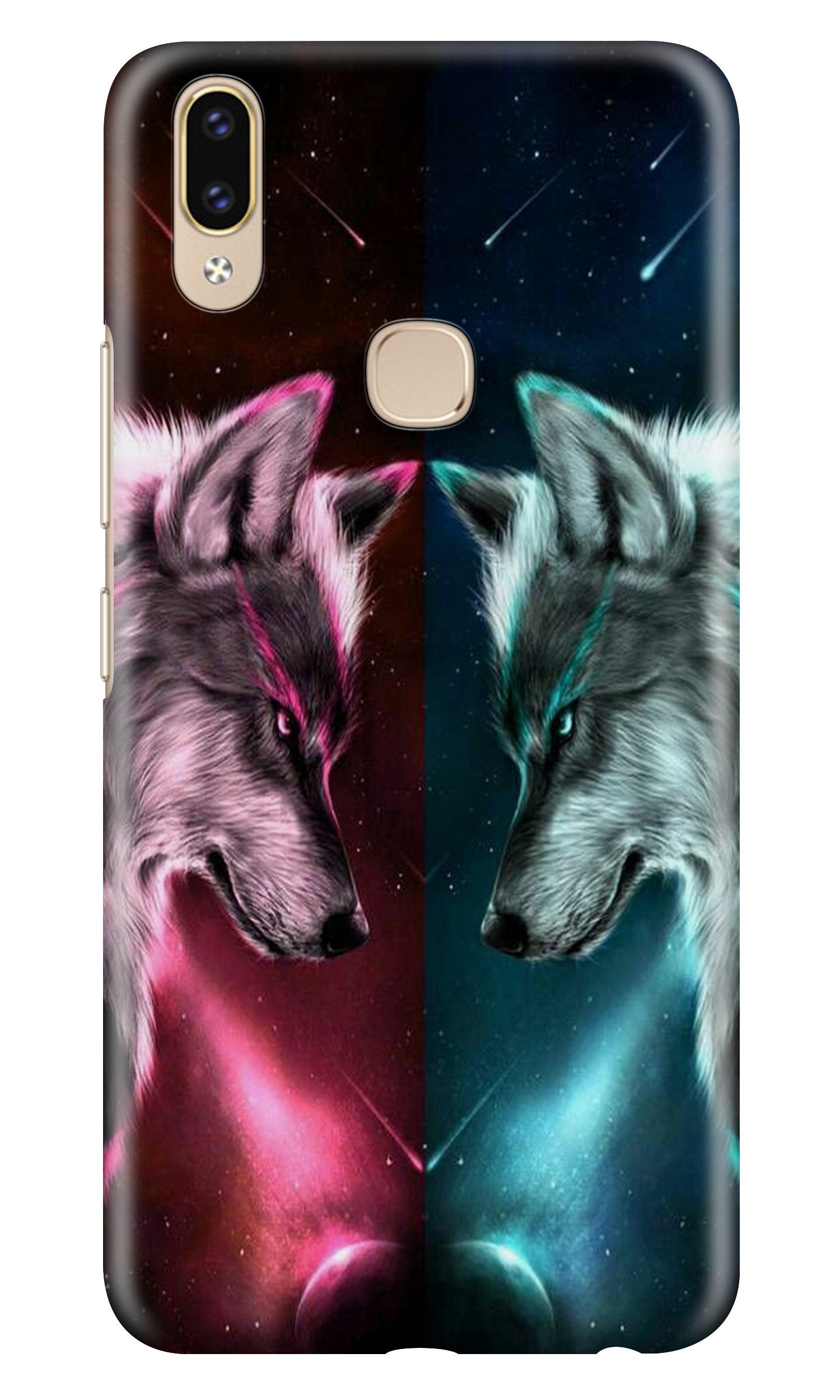 Wolf fight Case for Asus Zenfone Max Pro M2 (Design No. 221)