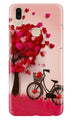 Red Heart Cycle Case for Asus Zenfone Max Pro M2 (Design No. 222)