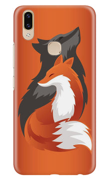Wolf  Mobile Back Case for Asus Zenfone Max Pro M2 (Design - 224)