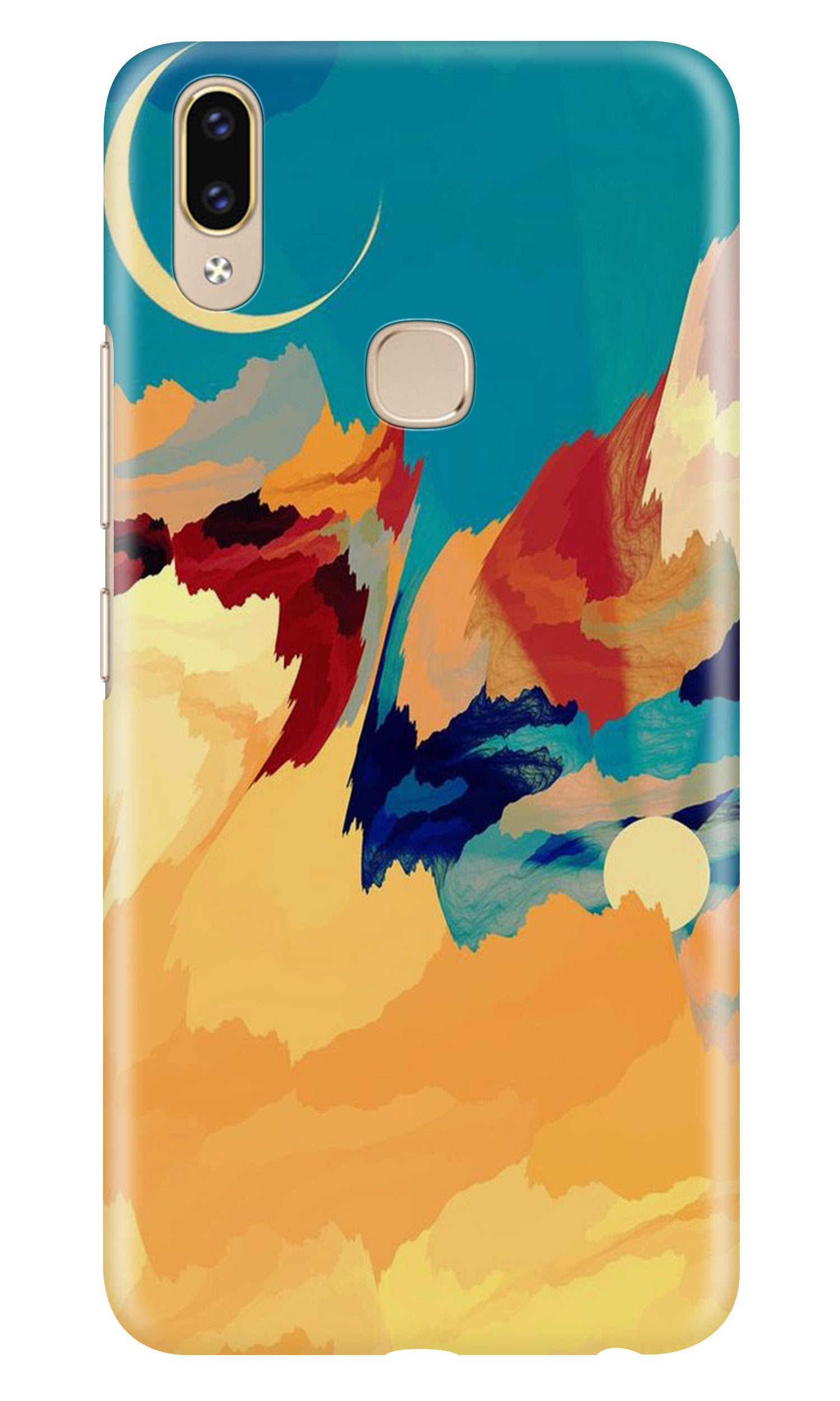 Modern Art Case for Asus Zenfone Max Pro M2 (Design No. 236)