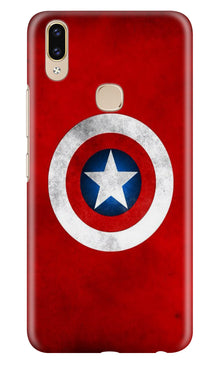 Captain America Mobile Back Case for Asus Zenfone Max Pro M2 (Design - 249)