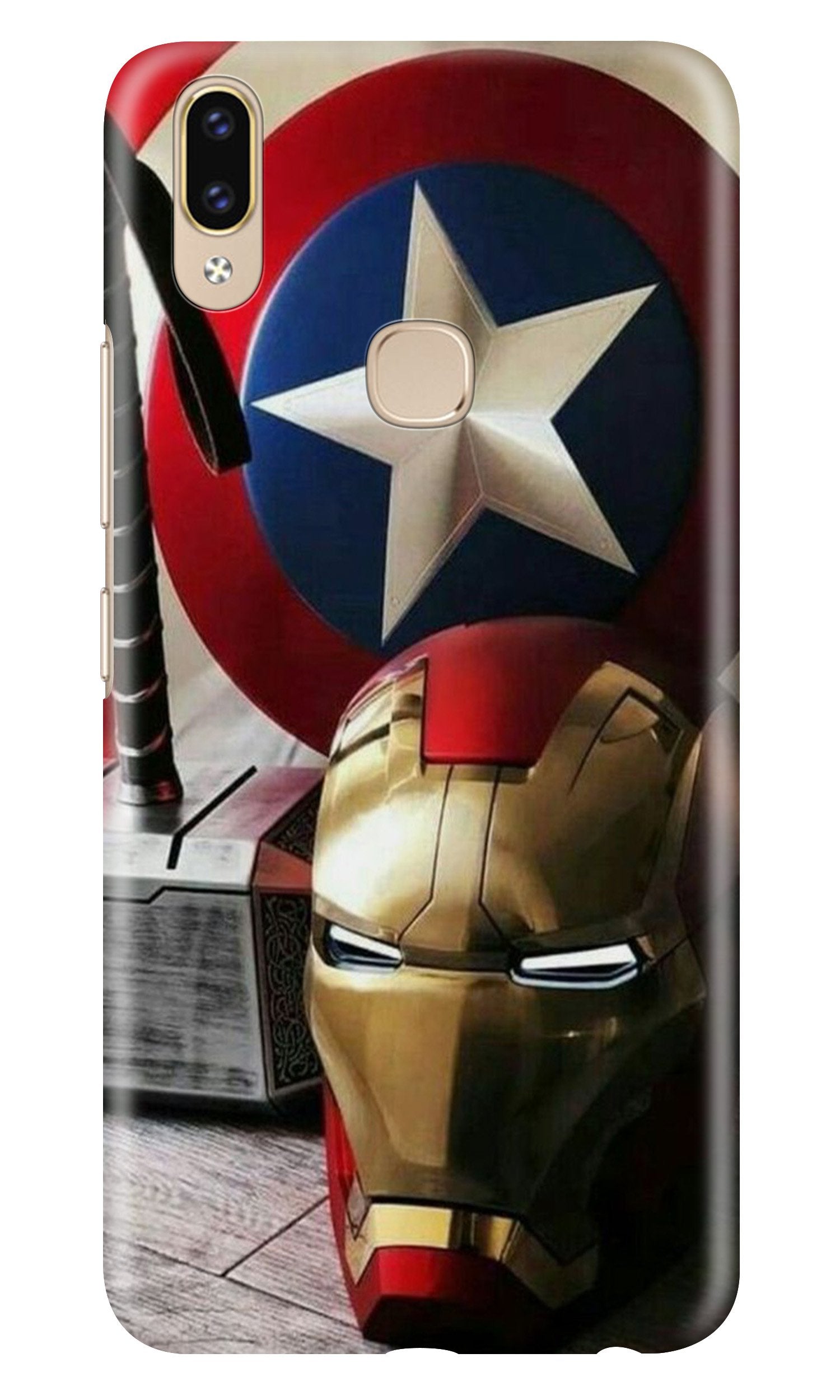 Ironman Captain America Case for Asus Zenfone Max Pro M2 (Design No. 254)