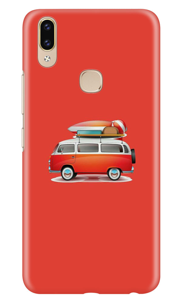 Travel Bus Case for Asus Zenfone Max Pro M2 (Design No. 258)