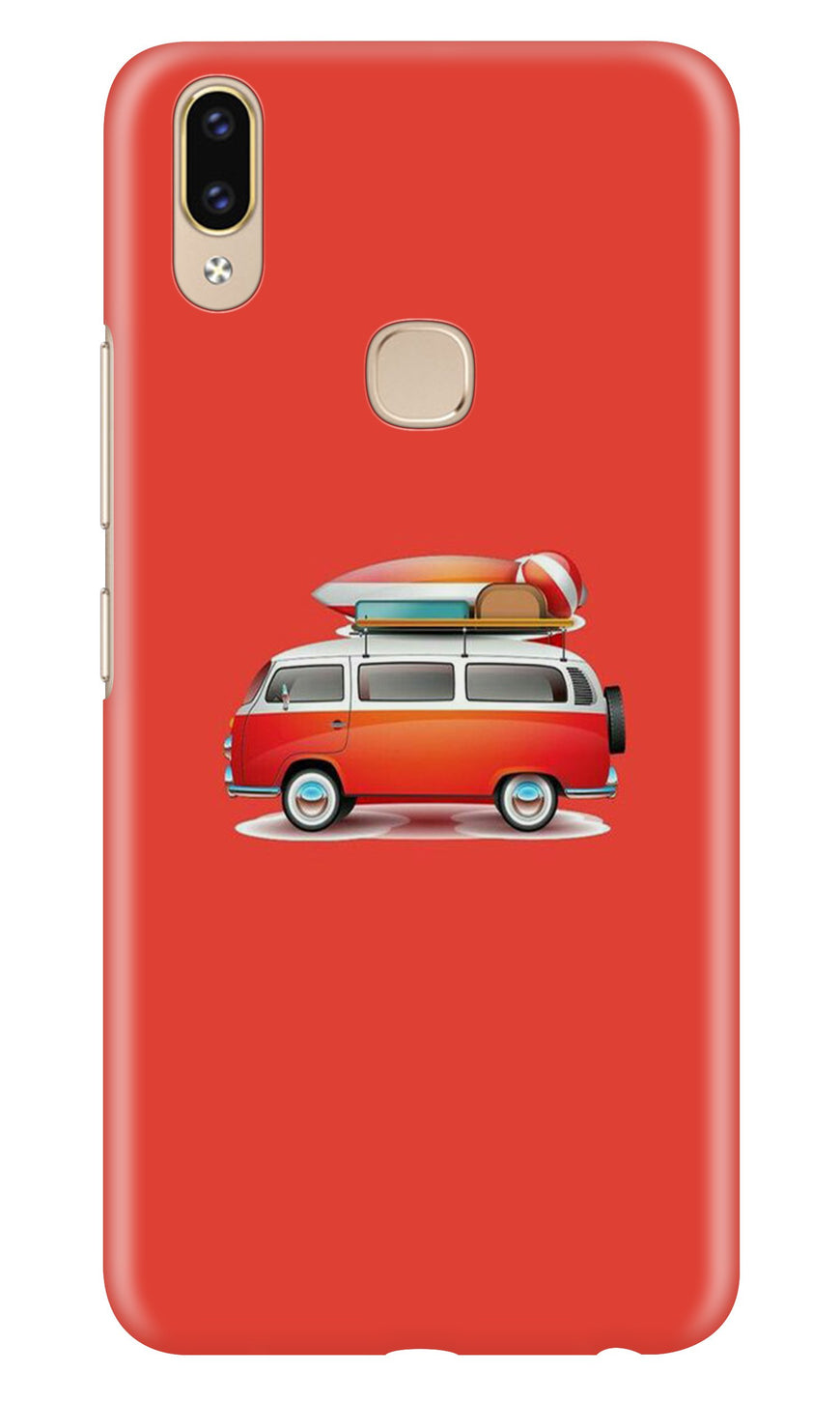 Travel Bus Case for Asus Zenfone Max Pro M2 (Design No. 258)