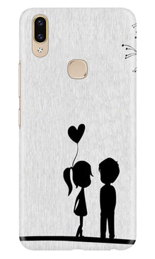 Cute Kid Couple Mobile Back Case for Asus Zenfone Max Pro M2 (Design - 283)