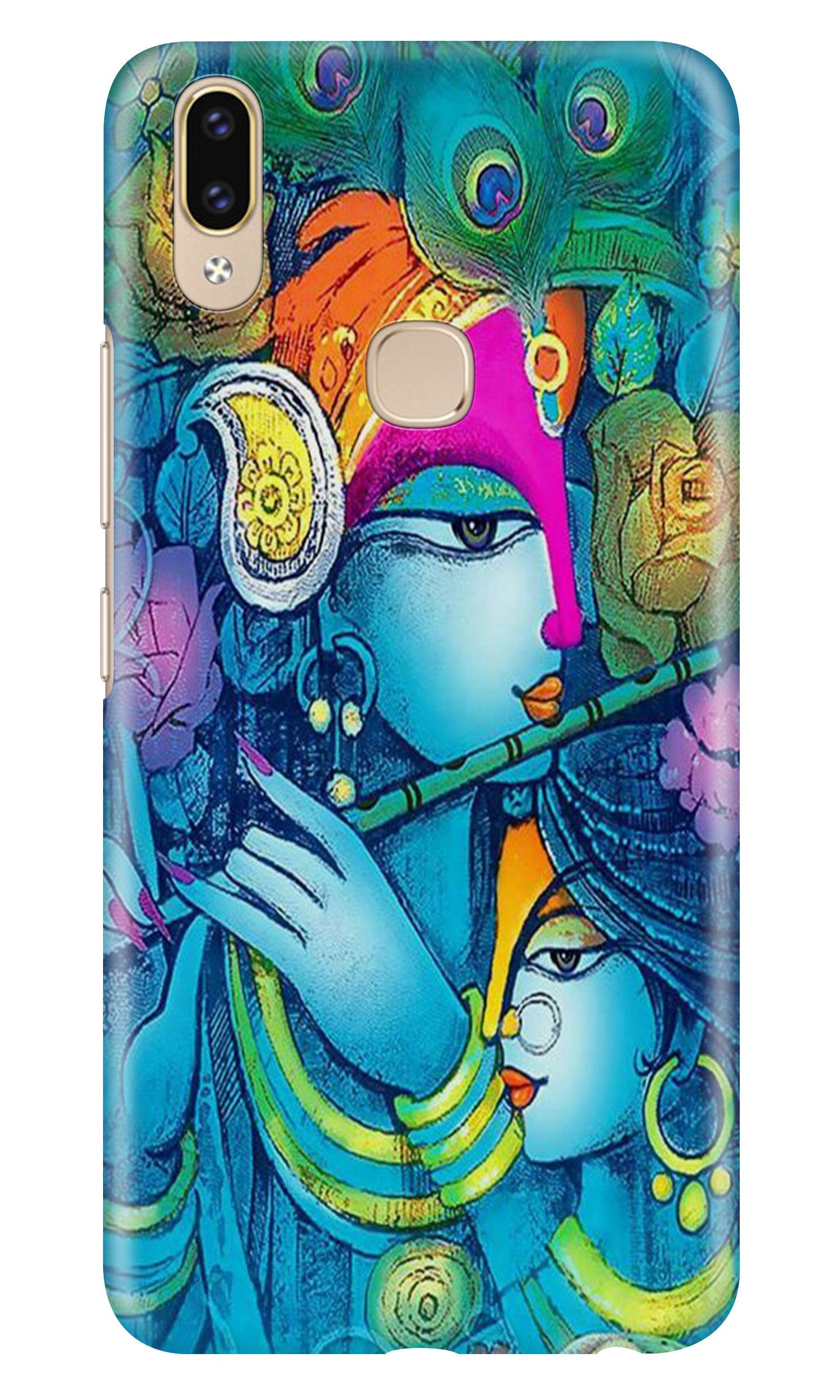 Radha Krishna Case for Asus Zenfone Max Pro M2 (Design No. 288)