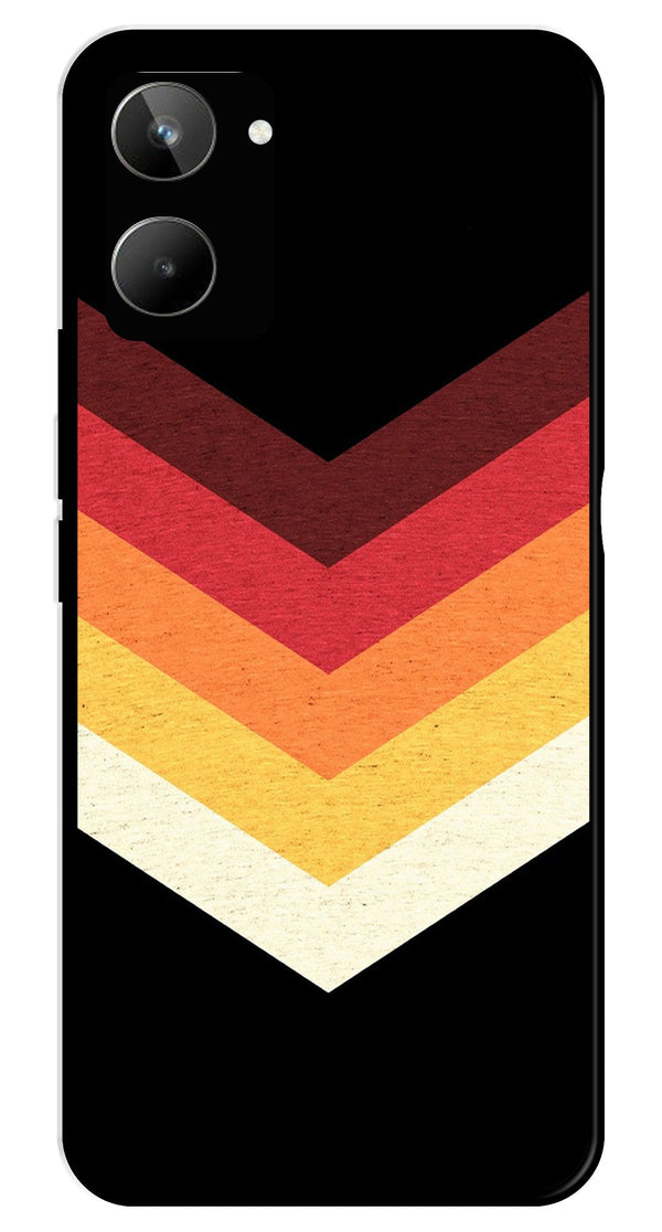 MultiColor Arrow Metal Mobile Case for Realme 10   (Design No -04)