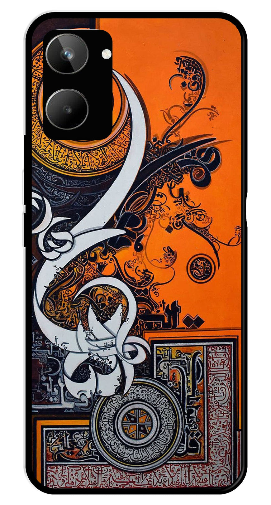 Qalander Art Metal Mobile Case for Realme 10   (Design No -16)