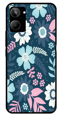Flower Leaves Design Metal Mobile Case for Realme 10