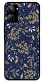 Floral Pattern  Metal Mobile Case for Realme 10   (Design No -52)
