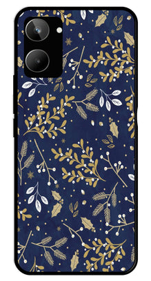 Floral Pattern  Metal Mobile Case for Realme 10