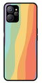 Muted Rainbow Metal Mobile Case for Realme 9i 5G   (Design No -02)