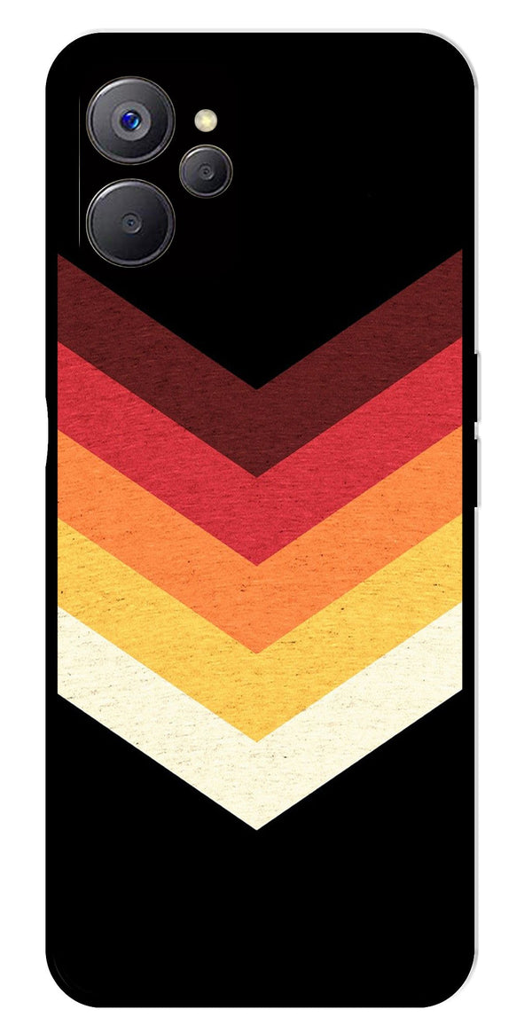 MultiColor Arrow Metal Mobile Case for Realme 9i 5G   (Design No -04)
