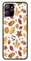 Autumn Leaf Metal Mobile Case for Realme 9i 5G   (Design No -19)