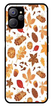 Autumn Leaf Metal Mobile Case for Realme 9i 5G