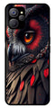 Owl Design Metal Mobile Case for Realme 9i 5G   (Design No -26)