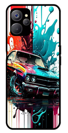 Vintage Car Metal Mobile Case for Realme 9i 5G