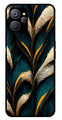 Feathers Metal Mobile Case for Realme 9i 5G   (Design No -30)
