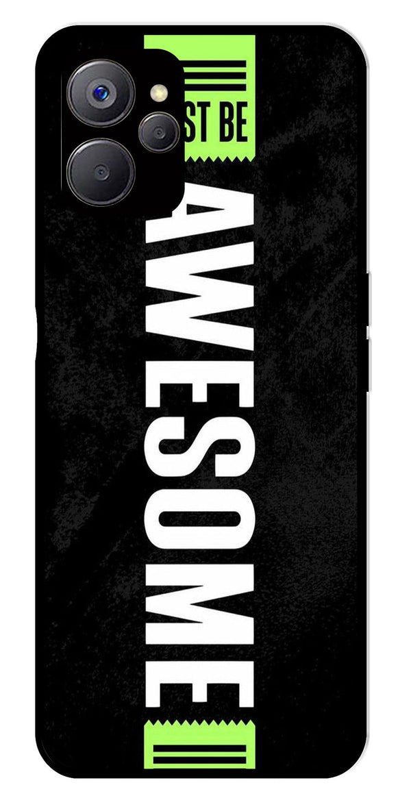 Awesome Metal Mobile Case for Realme 9i 5G   (Design No -33)