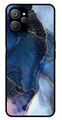 Blue Marble Metal Mobile Case for Realme 9i 5G   (Design No -34)