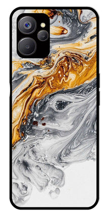 Marble Pattern Metal Mobile Case for Realme 9i 5G