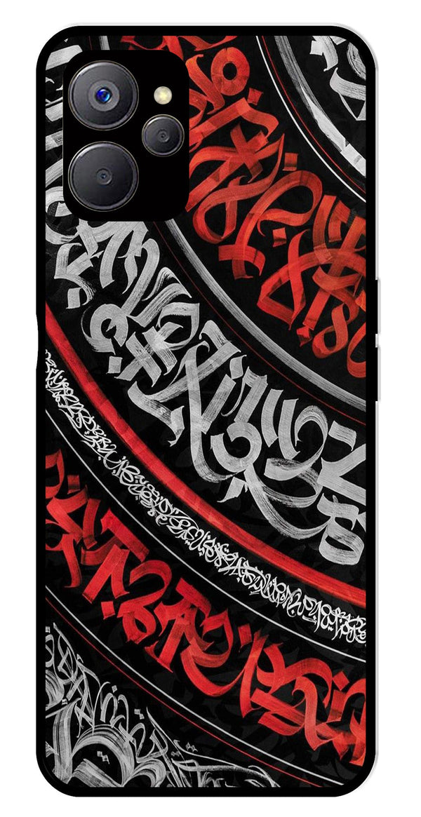 Qalander Art Metal Mobile Case for Realme 9i 5G   (Design No -49)