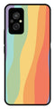 Muted Rainbow Metal Mobile Case for Redmi 11 Prime   (Design No -02)