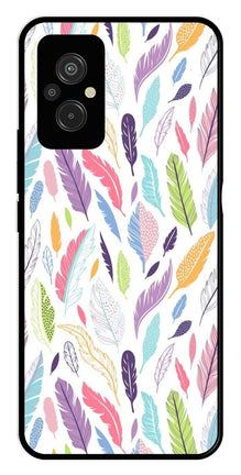 Colorful Feathers Metal Mobile Case for Redmi 11 Prime