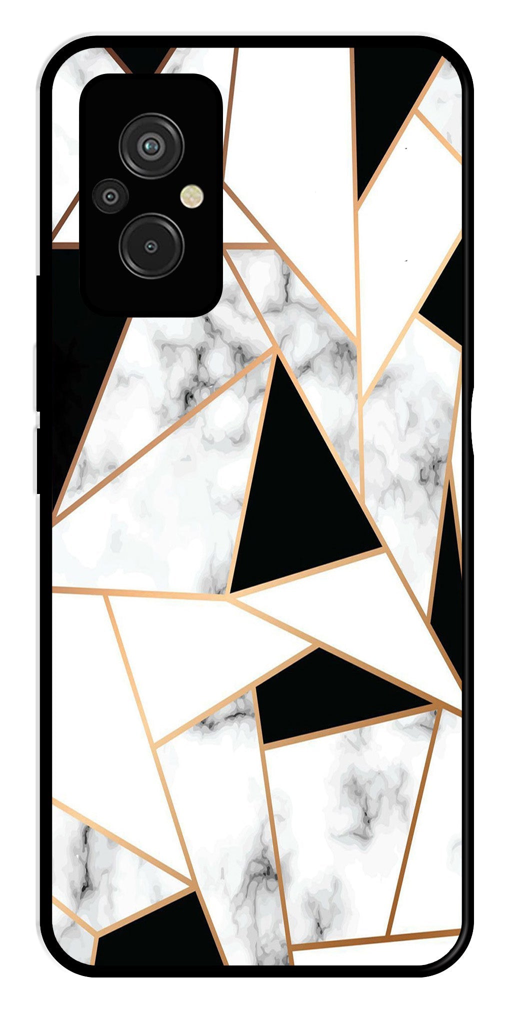 Marble Design2 Metal Mobile Case for Redmi 11 Prime   (Design No -08)