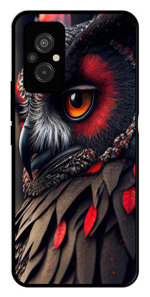 Owl Design Metal Mobile Case for Redmi 11 Prime